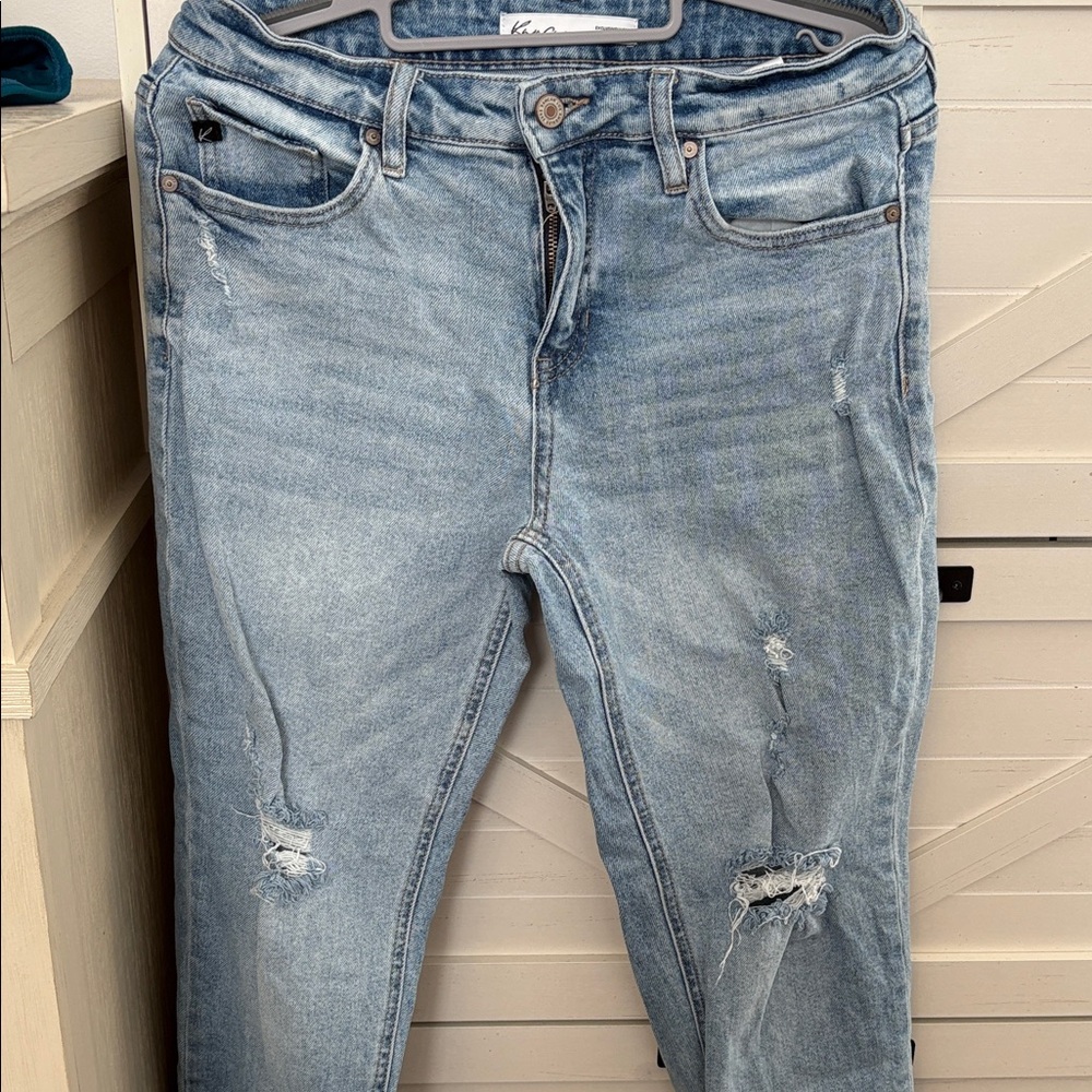 KanCan Light Blue Distressed Skinny Jeans